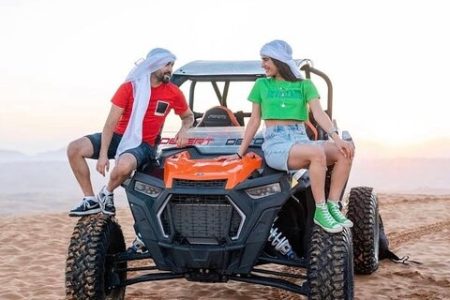 Hurghada: Quad, Jeep, Camel and Buggy Safari with BBQ Dinner